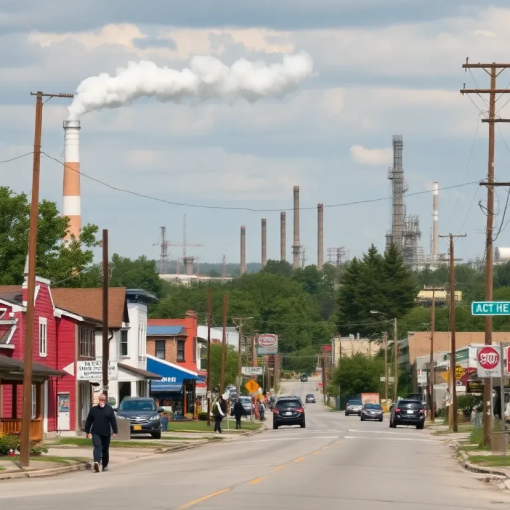 Image depicting the Benicia community and refinery operations