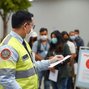Vaccination clinic for hepatitis A in Los Angeles