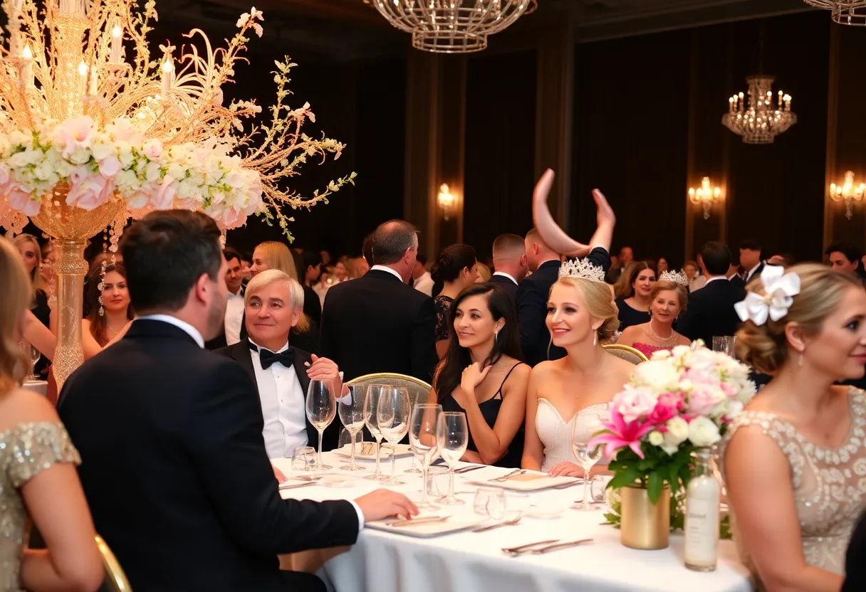 Attendees enjoying the Los Angeles Ballet Gala