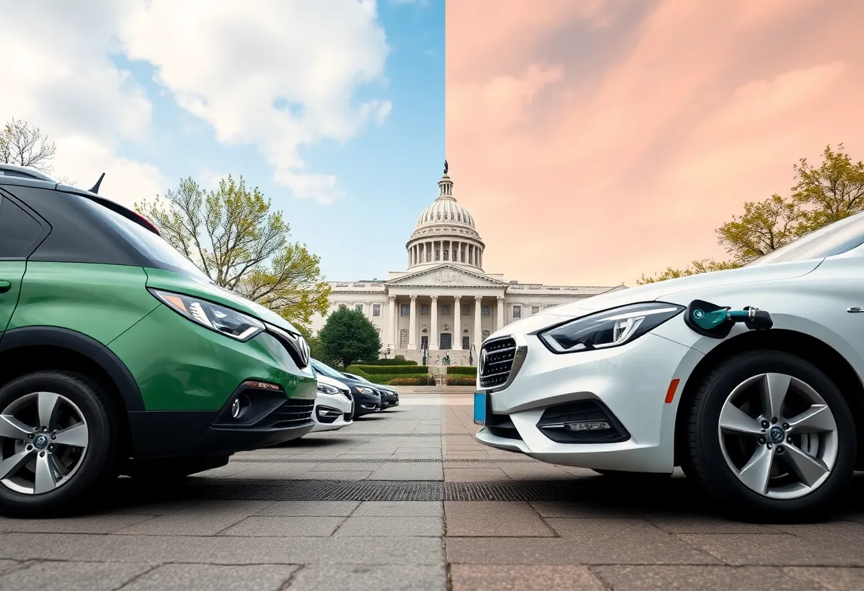 Debate on vehicle emissions standards in California