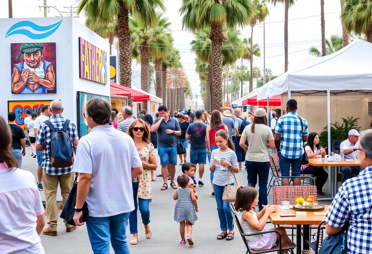 Families celebrating Father's Day in Los Angeles with activities and events.