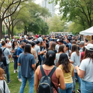 Community gathering in Los Angeles with diverse cultural activities