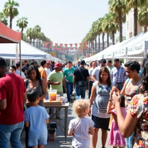 Families enjoying various events in Los Angeles