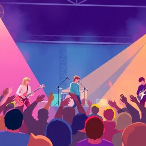 Beauty School Dropout performing live at a concert