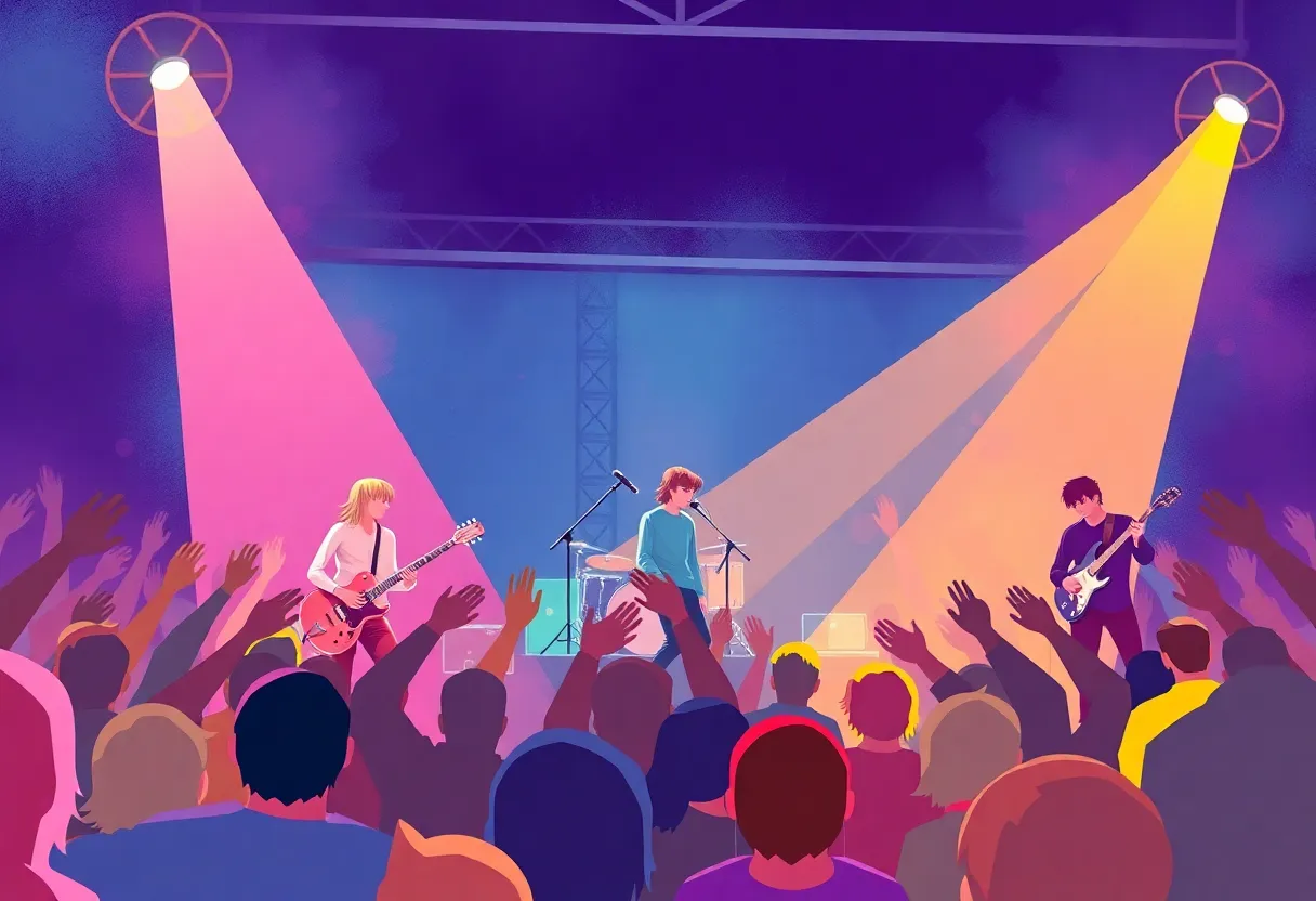 Beauty School Dropout performing live at a concert