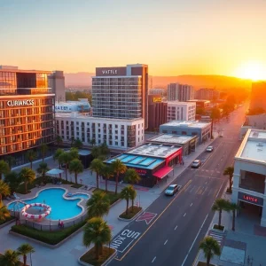 Vibrant California cityscape highlighting business developments