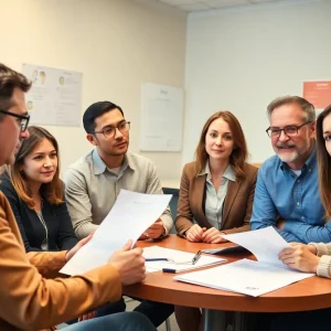 Group discussion on health insurance fraud in California