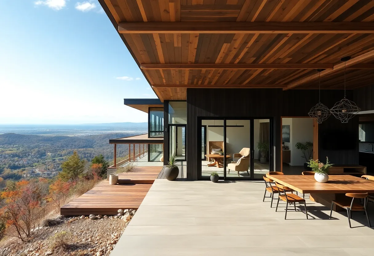 A beautiful hillside home in Mount Washington, Los Angeles.