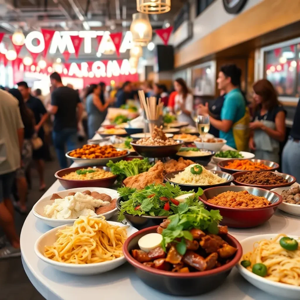 Delicious dishes from various cuisines during Dine LA Restaurant Week