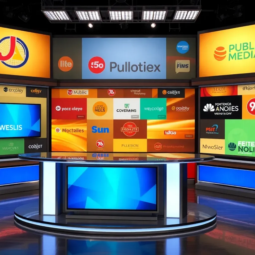 Local news studio affected by public media funding cuts