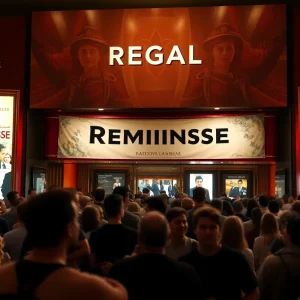 Film festival audience at Regal Cinema for Reminisce premiere