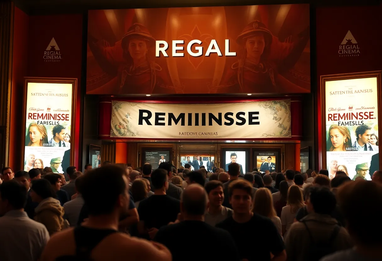 Film festival audience at Regal Cinema for Reminisce premiere