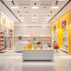 Conceptual design of an e-commerce focused retail store