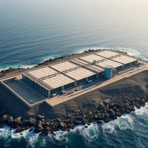 Desalination plant under construction in California