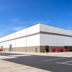 Exterior view of D & D Industrial Center in Temecula, California.