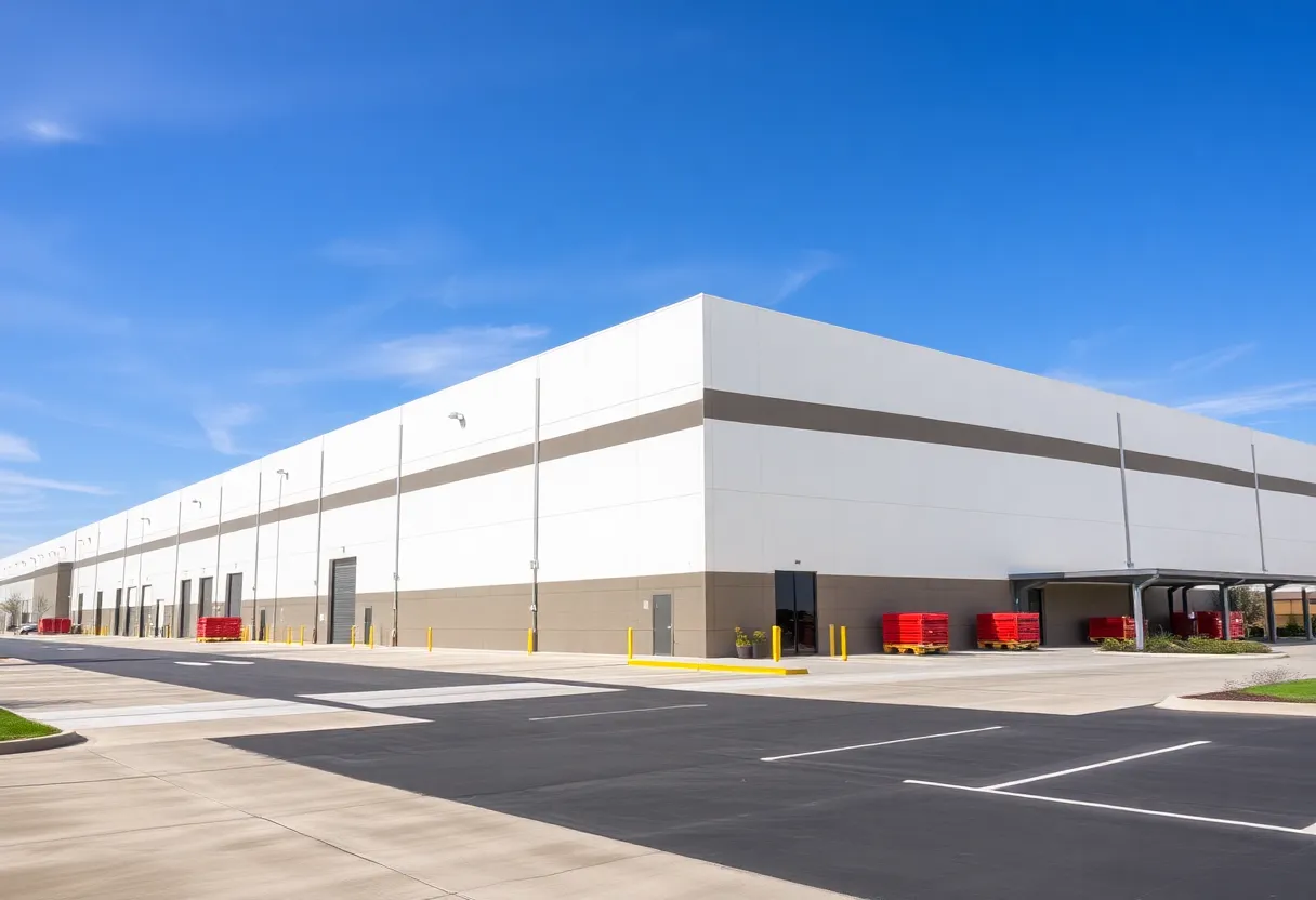 Exterior view of D & D Industrial Center in Temecula, California.
