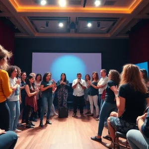 Solo performers engaged in collaborative workshops at the Empowerment Weekend event.