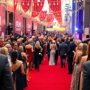 Red carpet event at HollyShorts Film Festival