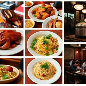 A vibrant display of LA's new dining offerings including Beijing Duck and lahmajune