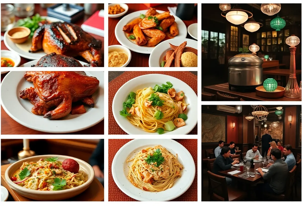 A vibrant display of LA's new dining offerings including Beijing Duck and lahmajune