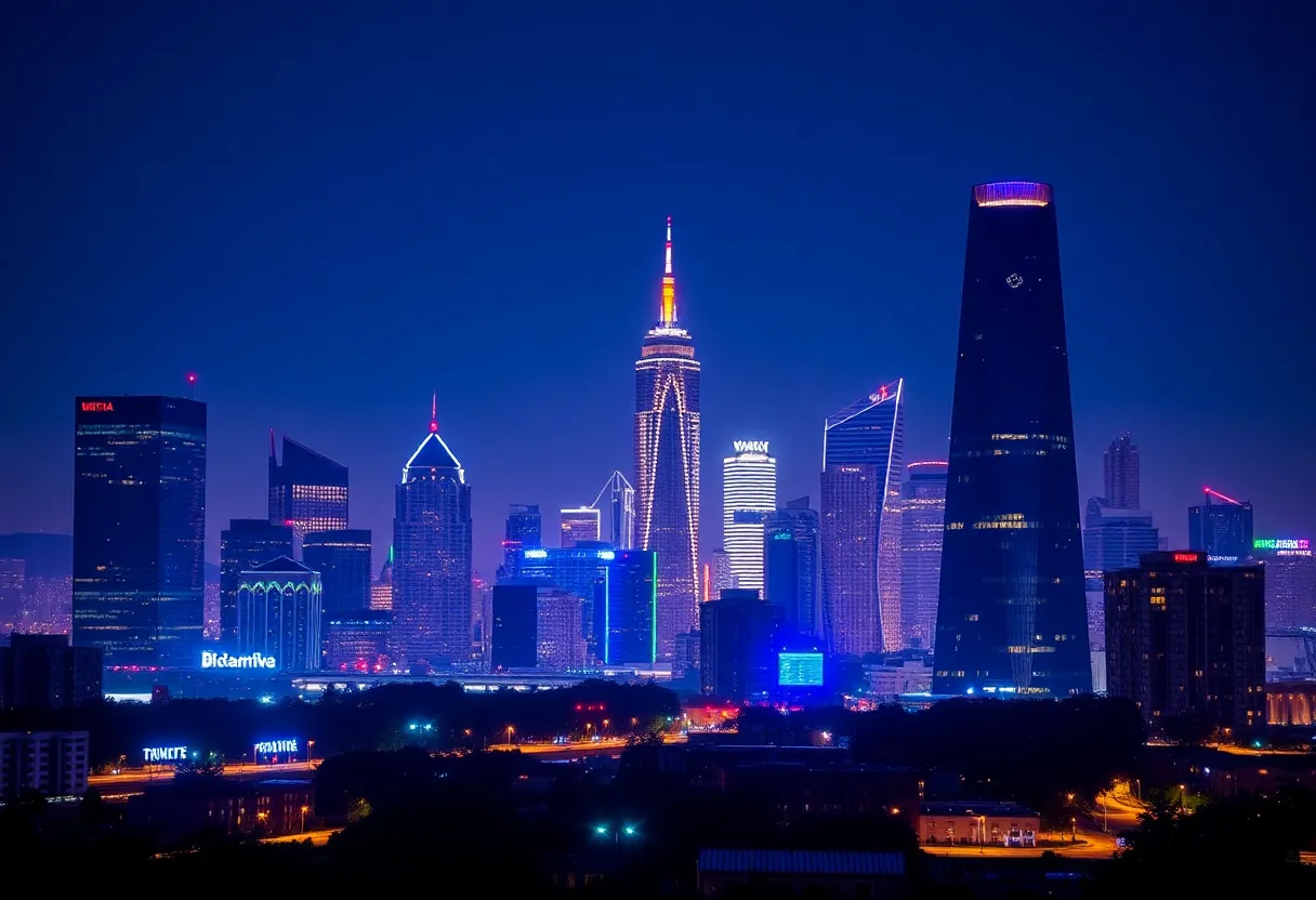 California skyline representing technological innovation
