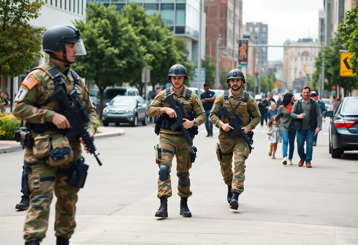 National Guard troops deployed in Washington D.C.