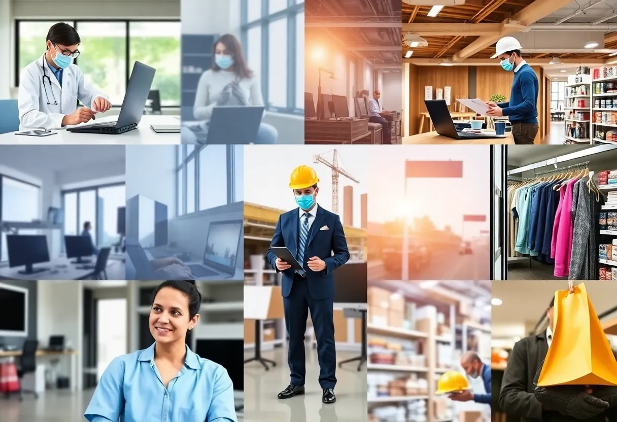 Overview of job sectors in Southern California