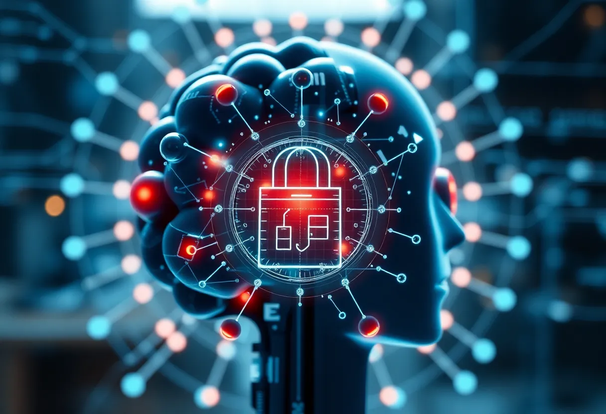 Illustration of AI detecting fraud in education