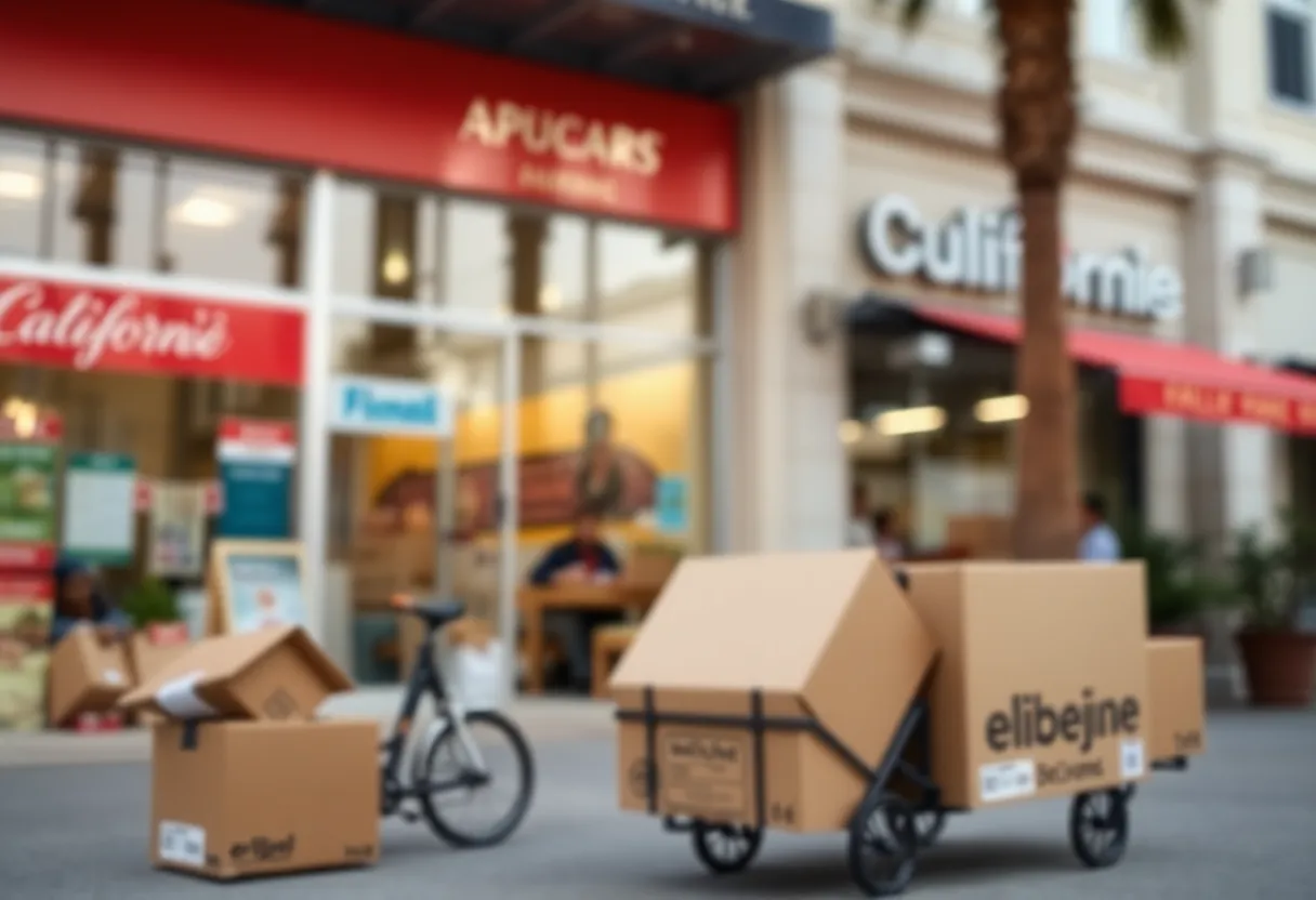 Abstract image representing California's challenging business environment with cost and regulatory barriers.