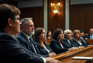 Courtroom scene during Metro Boomin trial verdict announcement
