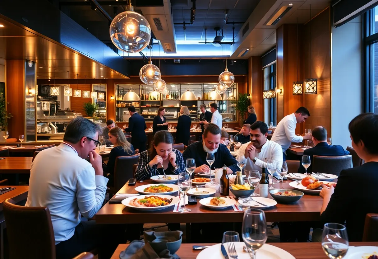 Diverse dining scene showcasing top dishes and chefs in North America.