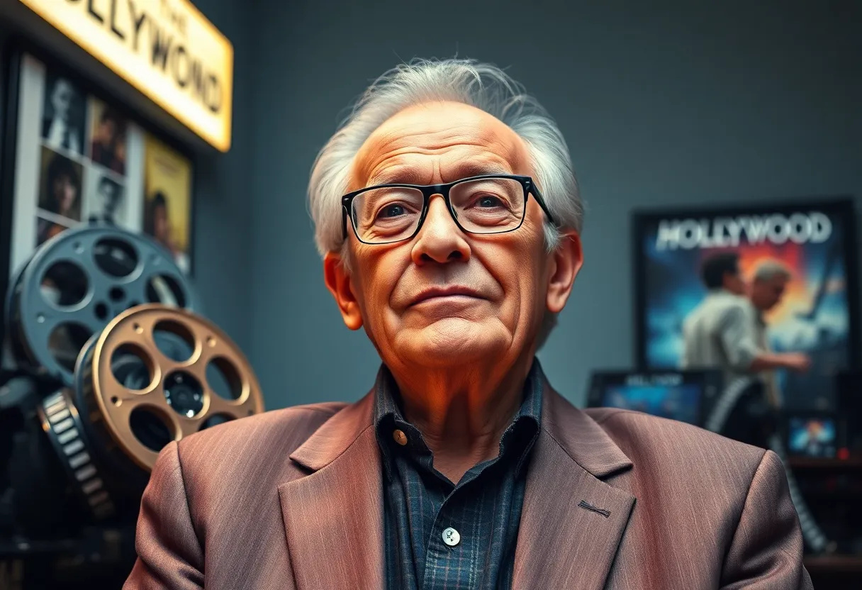 An artistic tribute representing the legacy of a Hollywood marketing executive.