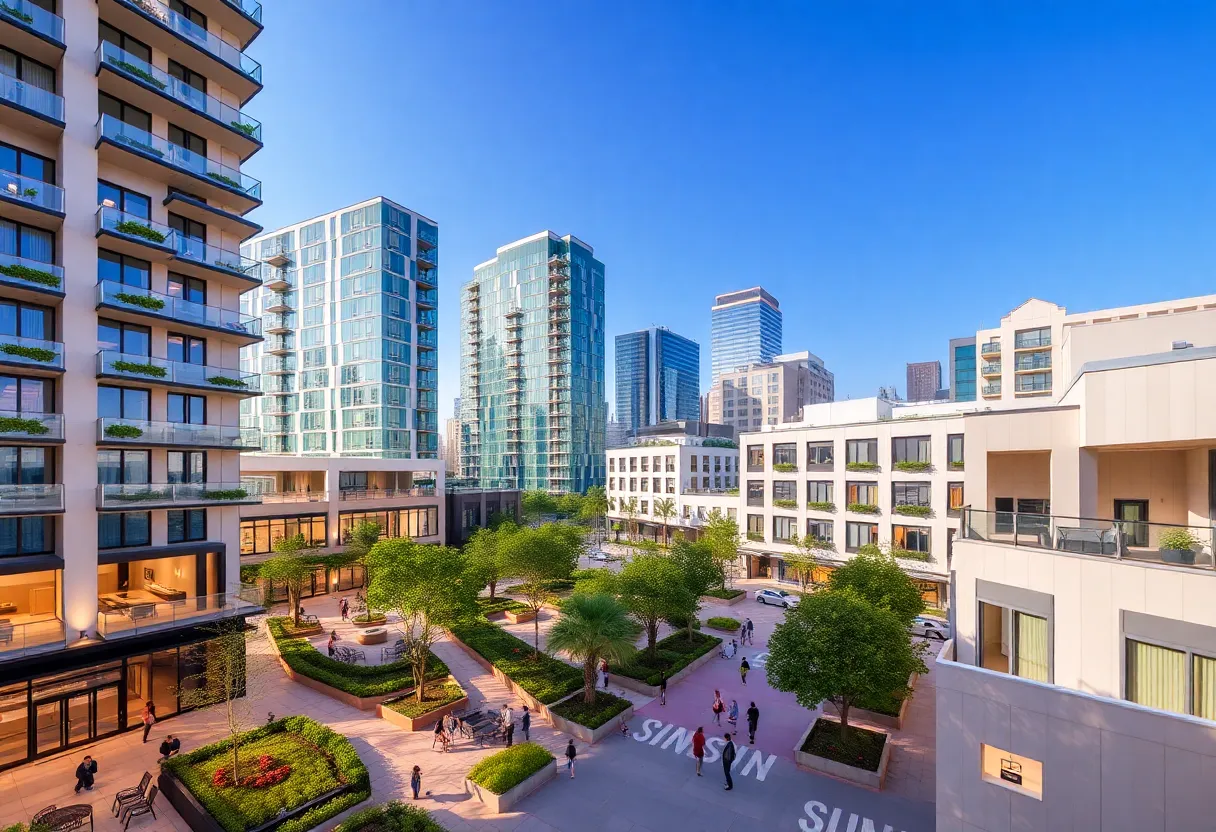 Conceptual rendering of Fourth & Central development in Los Angeles