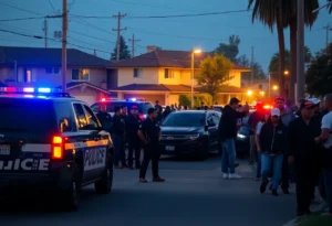 Community reaction during law enforcement operation in Los Angeles