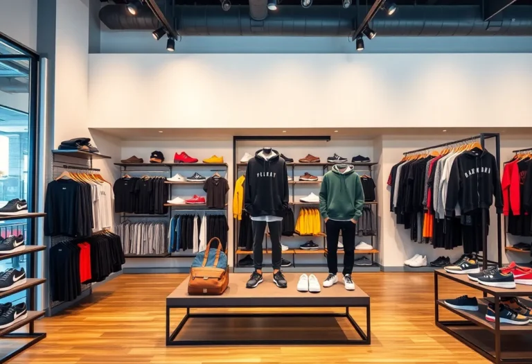 Exterior view of Salomon's first store on the West Coast in West Hollywood, California.