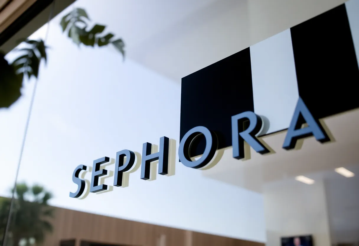 Exterior of a Sephora store in California